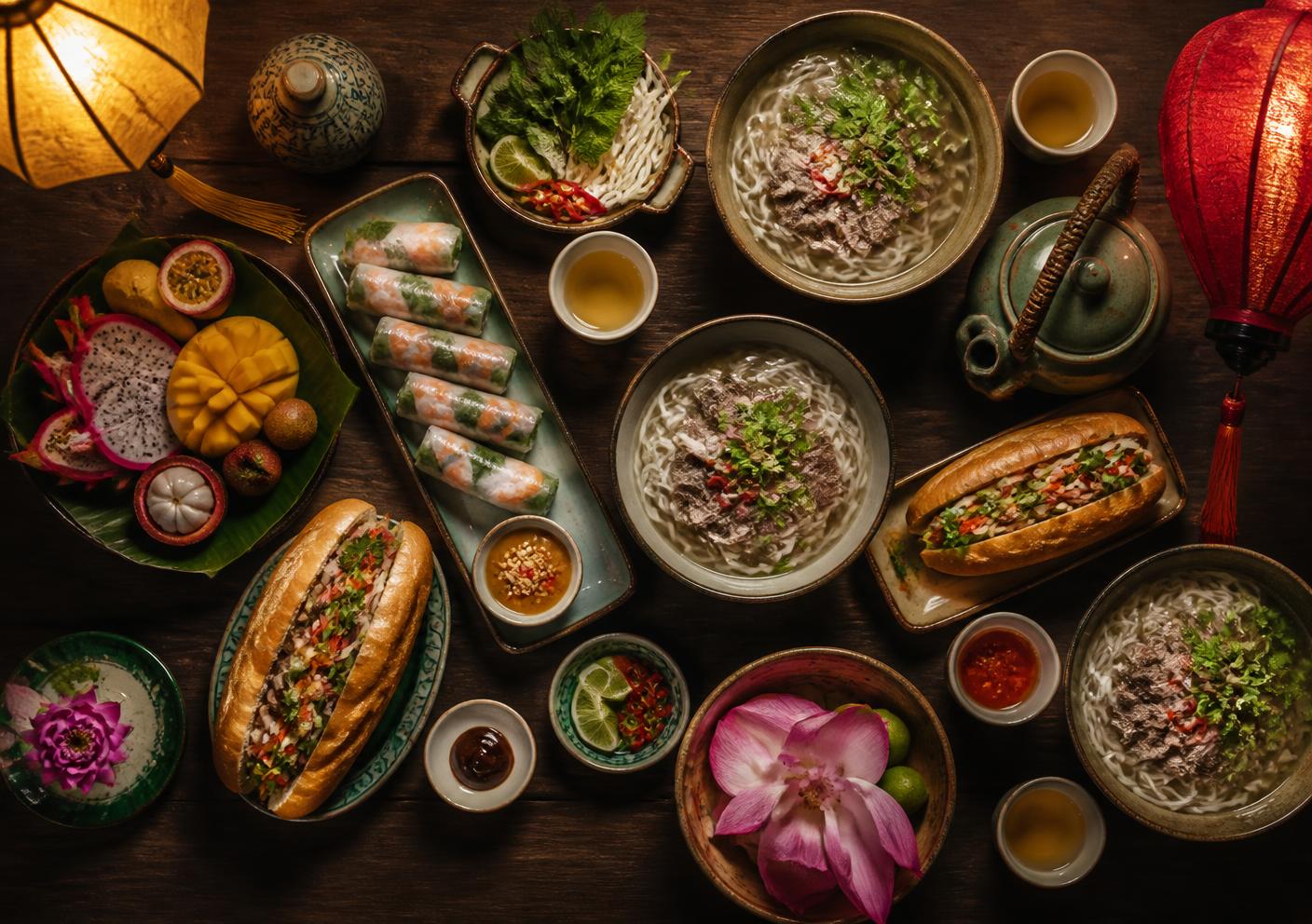 NAG colleagues sharing a Vietnamese dinner together